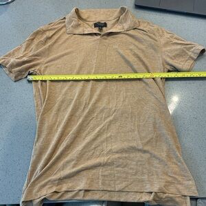 Banana Republic Beige Linen Blend Polo